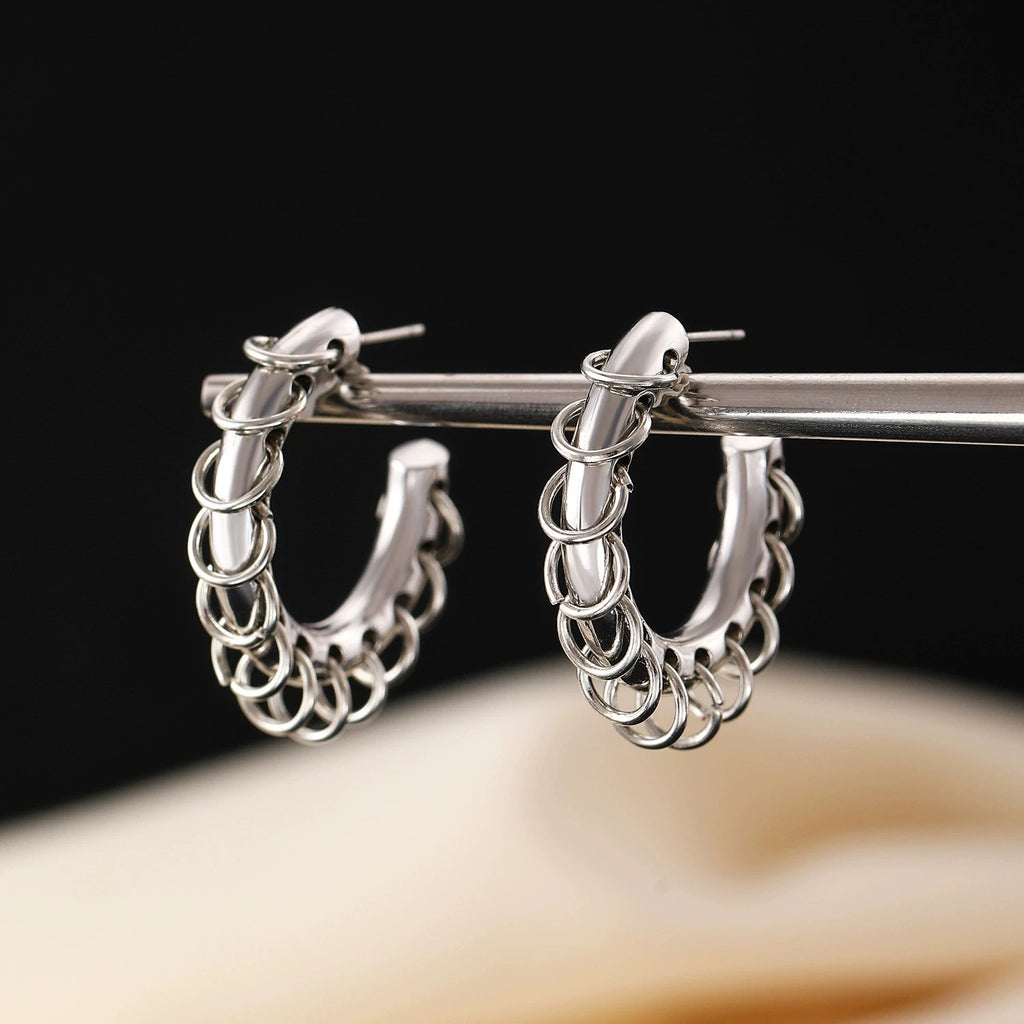 Chic Pearl Pendant Earrings for Women Detachable Before and After Wearing Ins Fashion Women's Earrings Jewelry Accessories Gifts