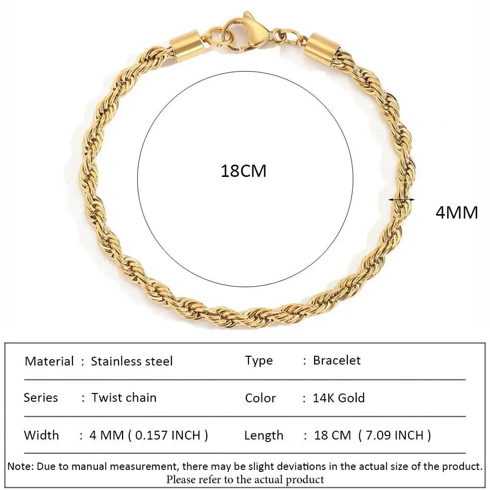 SUNIBI Klassische Schlangenkettenarmbänder für Damen, Trendige Mode, Edelstahl-Kubakettenarmband, Trendige Damengeschenke, Schmuck