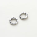5 Stück 20mm 14K 18K vergoldete O-Ring Federverschlüsse, aufklappbare runde Schlüsselanhänger Haken Anhänger Verbinder für DIY Schmuckherstellung