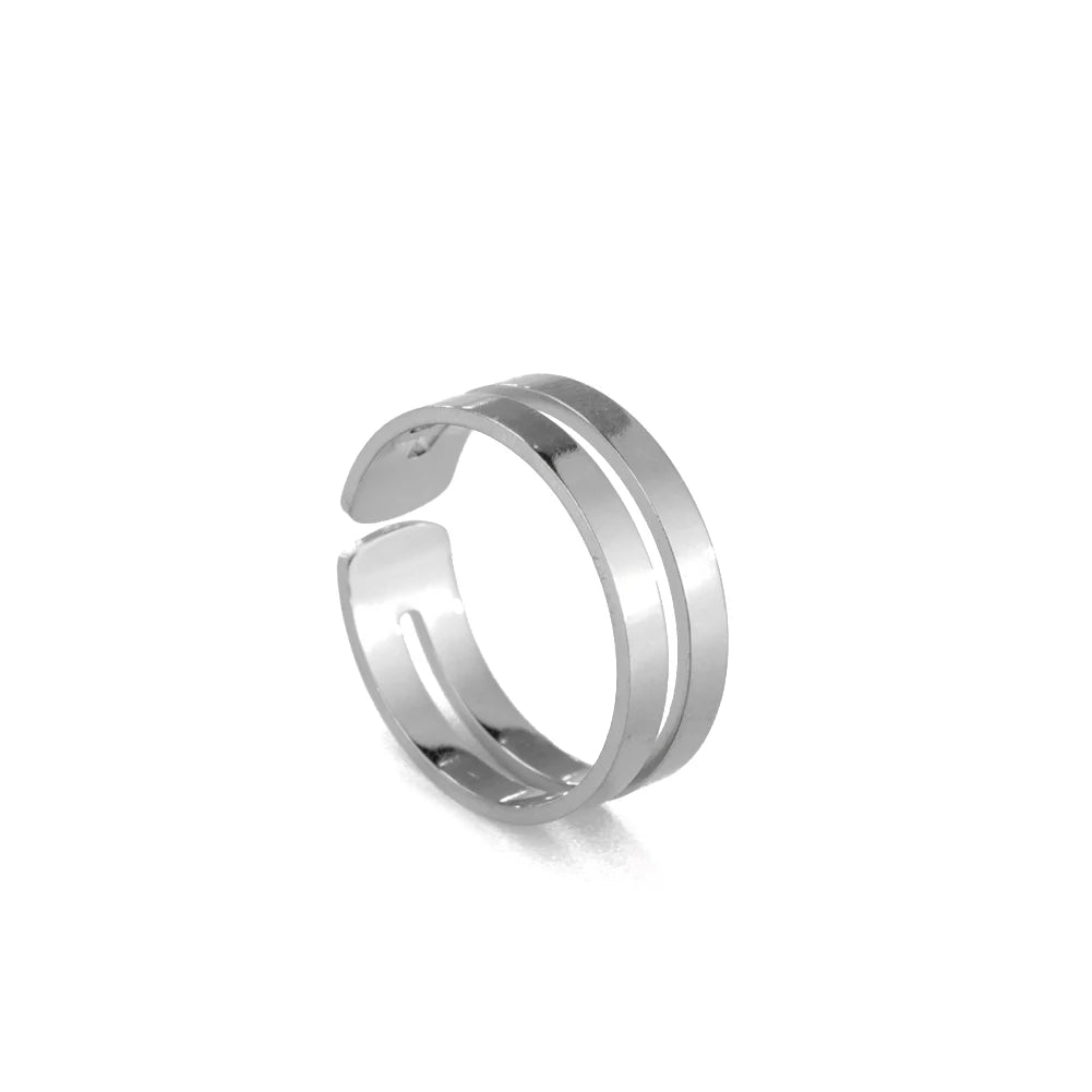 Personalized Finger Ring For Woman Men Family Engrave Name Custom Couple Lover Gift Metal Stainless Steel Gold Color Jewelry