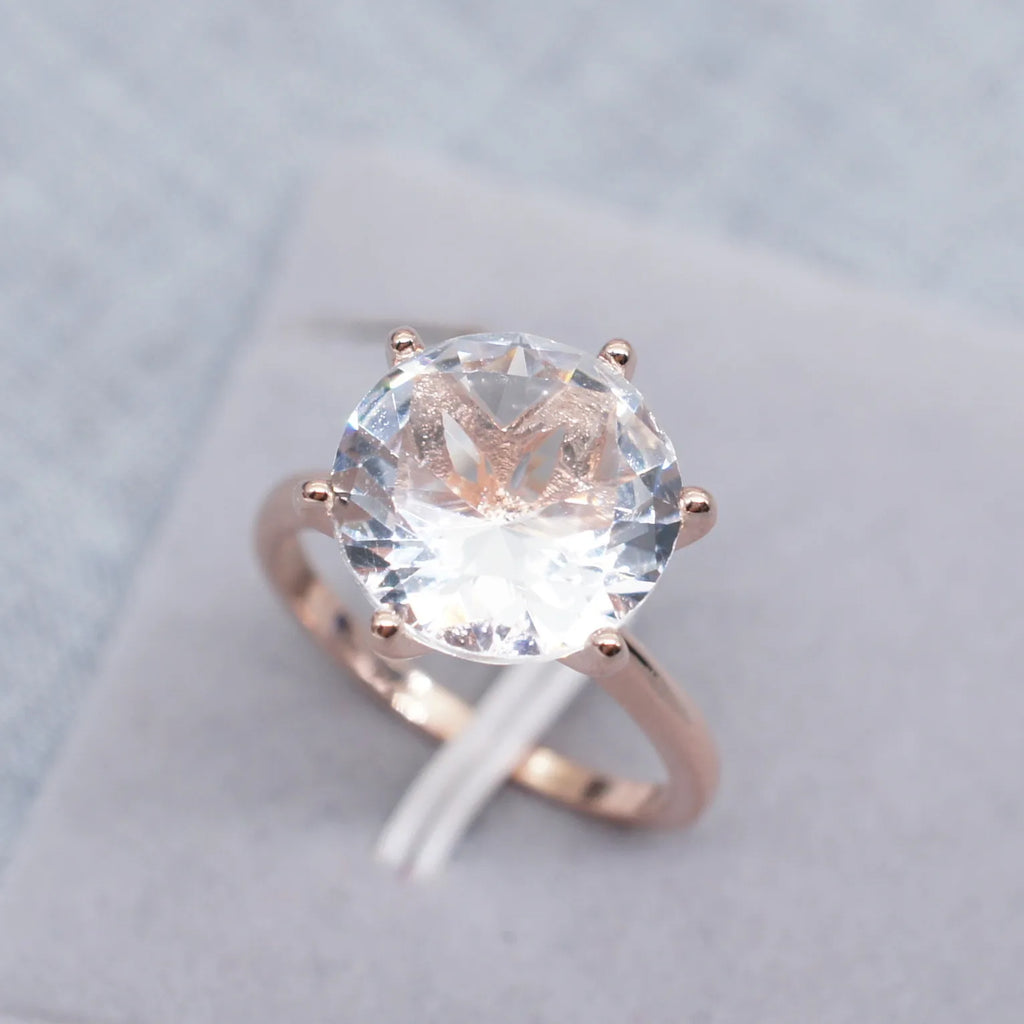 925 Sterlingsilber Echter Moissanit-Ring Anmut Bankett Glänzender Schmuck Verlobungsgeschenk