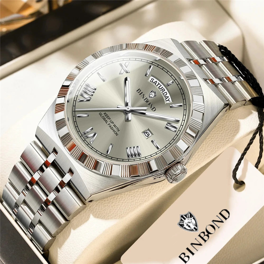 Nuevos relojes automáticos para hombre, relojes de pulsera de cuarzo de moda de marca de alta calidad para hombre, relojes de lujo, regalos para hombre, reloj digital deportivo