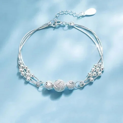 925 Sterling Silber Herzförmige Halskette Armband Set für Frauen Vintage Koreanische Kristall Armbänder Hochwertiges Set Party Schmuck