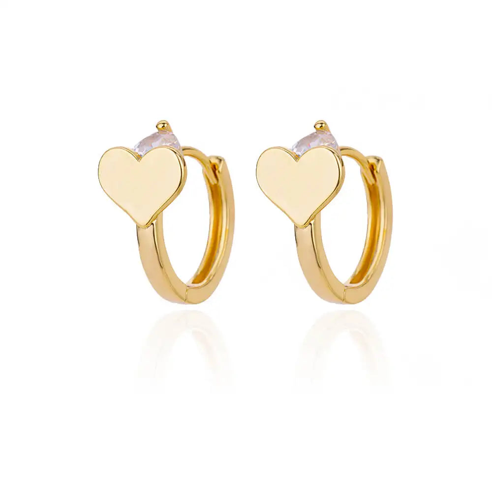 Vintage Runde Edelstahl Creolen für Damen Vergoldete Ohrringe 2023 Trend Statement Ohrschmuck Weihnachtsgeschenk