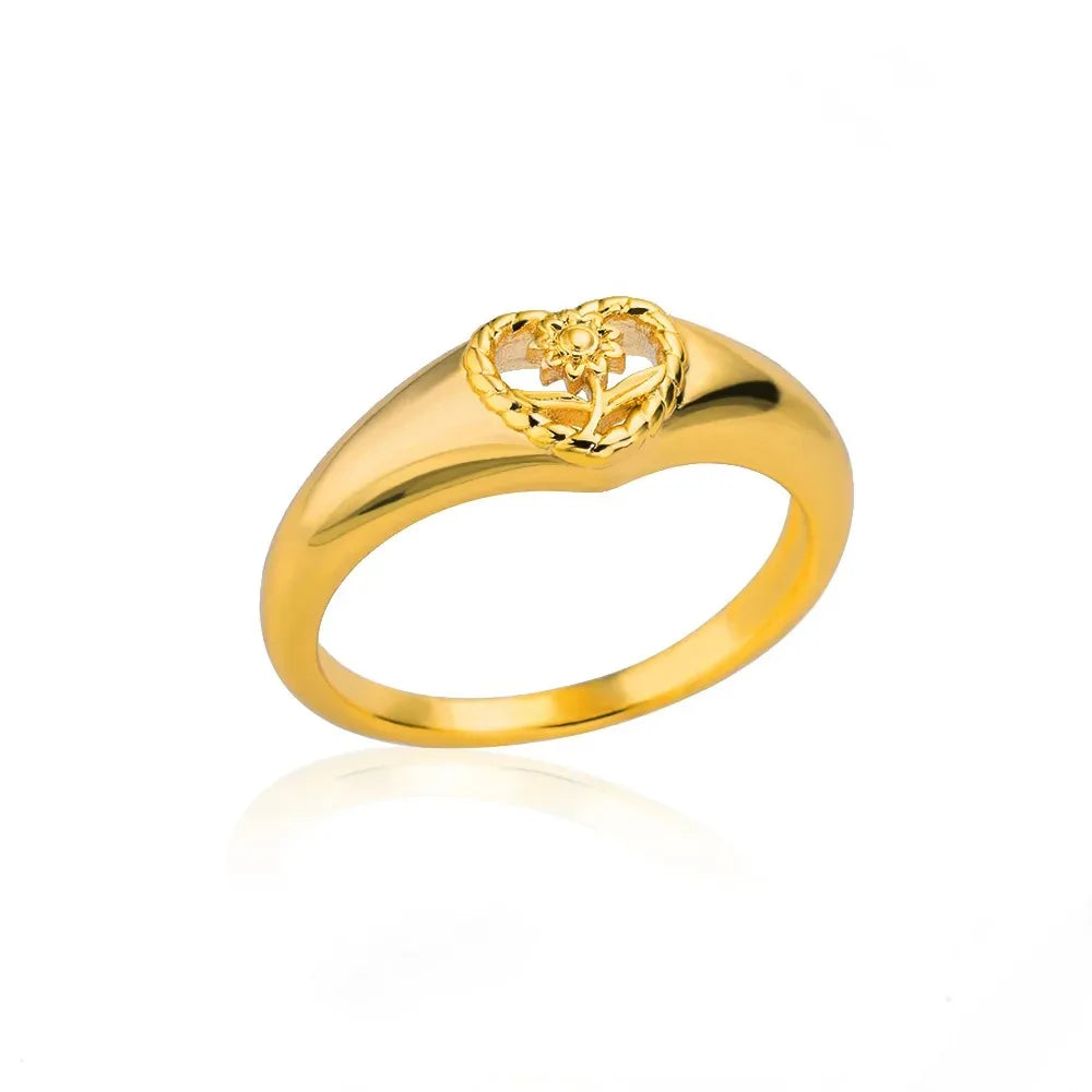 Zirkon Kleine Herzringe für Frauen Minimalismus Herzring Edelstahl Finger Zarter Ring Valentinstag Geschenke Kostenloser Versand