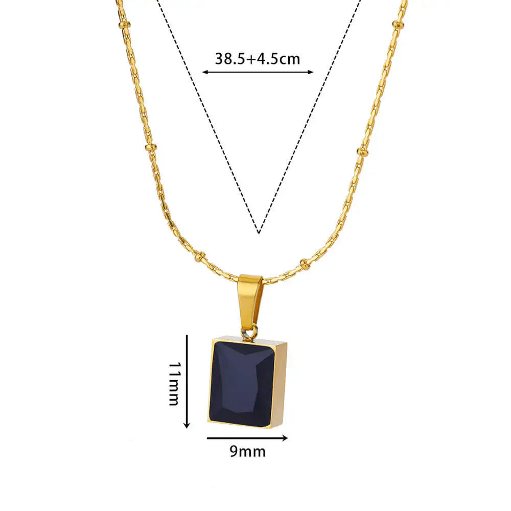 Collares con colgante de mariposa de circonita de lujo para mujer, cadena de acero inoxidable chapado en oro, collar, joyería de boda, novedad de 2025