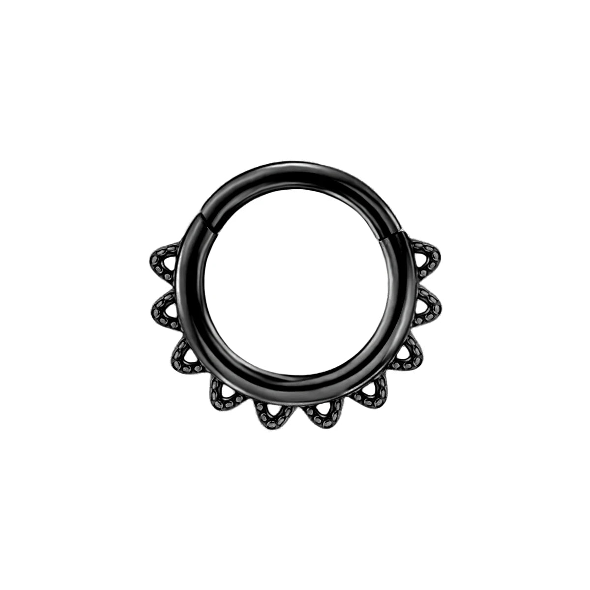 16G Septum Nasenpiercing Scharnier Clicker 316L Edelstahl Daith Clicker Helix Knorpelohrring Kette Körperschmuck