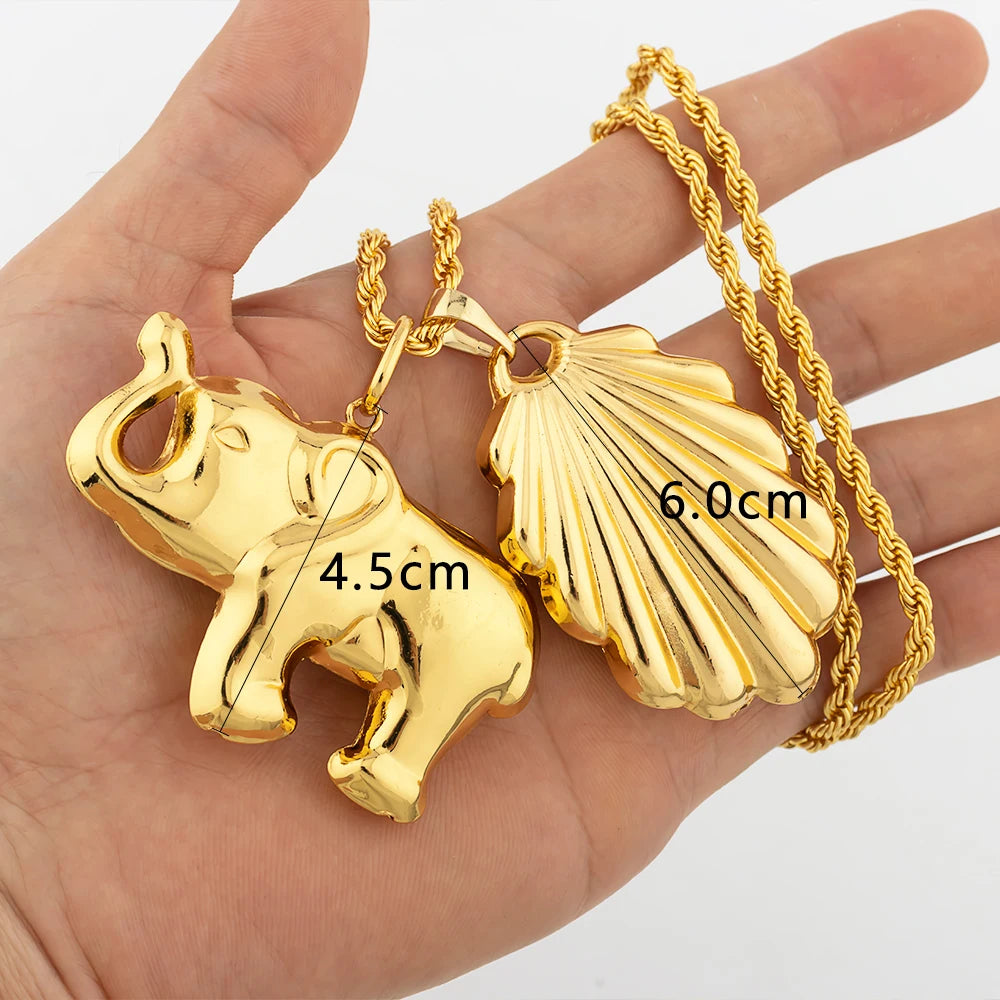 Colgante color oro Dubái, estilo hip hop, personalidad para hombres y mujeres, joyería minimalista, joyería para fiestas, regalos de cumpleaños.