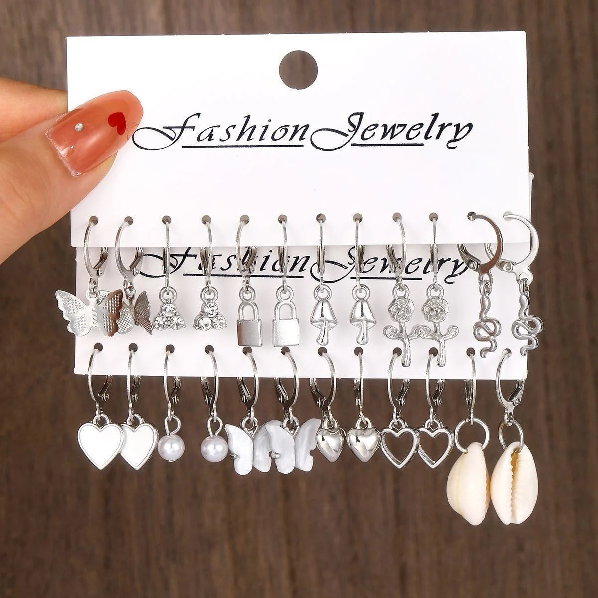Juego de 24 pares de pendientes de aro pequeños de inspiración vintage para mujer, elegantes adornos geométricos de hierro para llevar a diario, regalos de joyería 2024