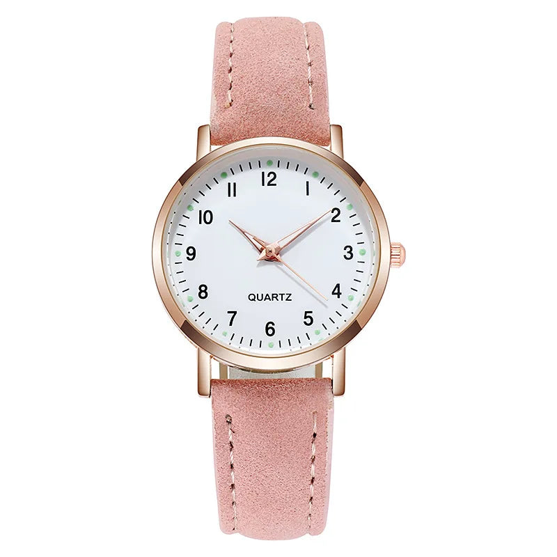 Modeuhr Für Frauen Leder Quarzuhren Damen Luxus Hintergrundbeleuchtung Armbanduhr Uhr relogio feminino