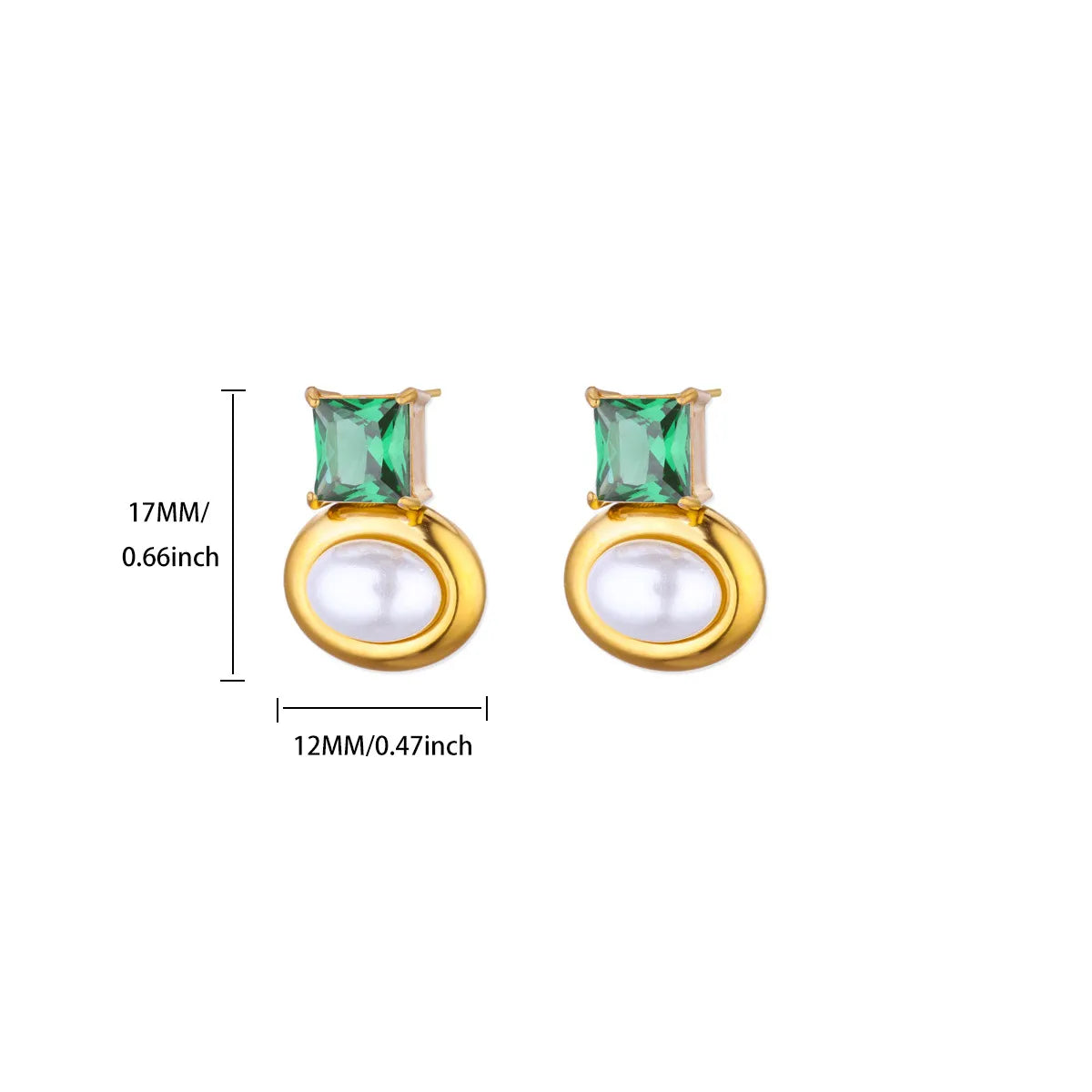 Elegante Imitationsperlen-Ohrringe für Damen Edelstahl Herz Schmetterling Muschel Tropfenohrringe Luxuriöser Ästhetischer Schmuck als Geschenk