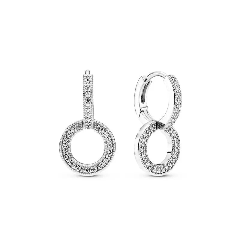 Weihnachten 925er Silber Gänseblümchen Ohrstecker, passend für Damen Festival Exquisiter Charm Schmuck Geschenke