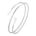 Oberarmmanschette Armreif für Damen, minimalistisch vergoldet, Armband, Statement, Party, Armschmuck
