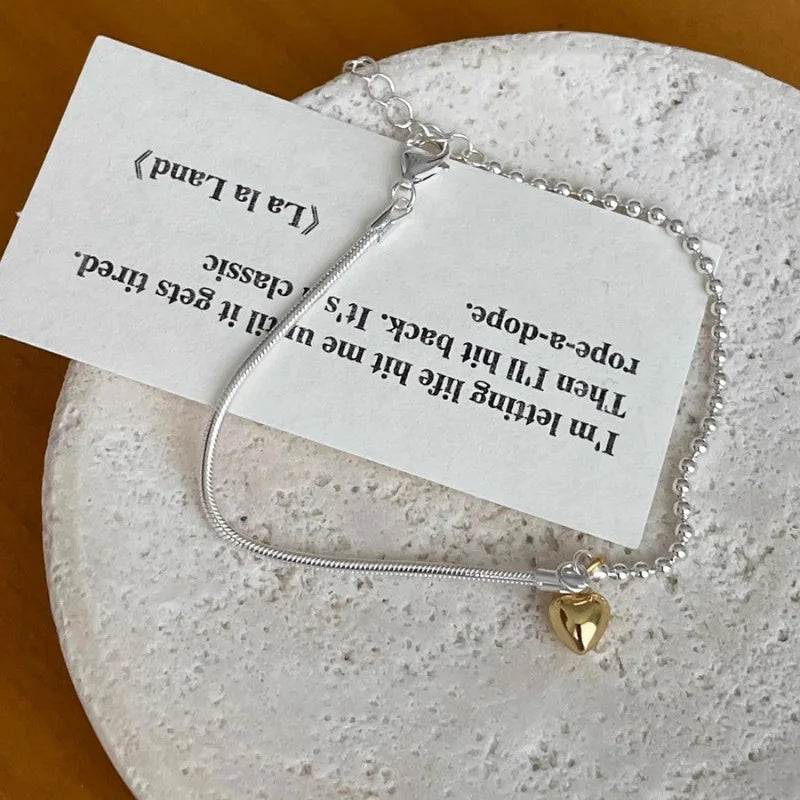 VENTFILLE 925 Silver Double Layer Pearl Bracelet for Women Girl Design Bead Korean Jewelry Dropshipping