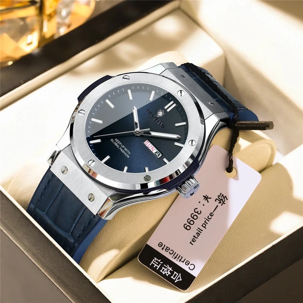 Relojes de Pulsera de Cuarzo de Moda Nuevos Regalos Relojes Automáticos de Cuero Deportivos para Hombre Reloj Automático de Lujo para Hombre Reloj Digital