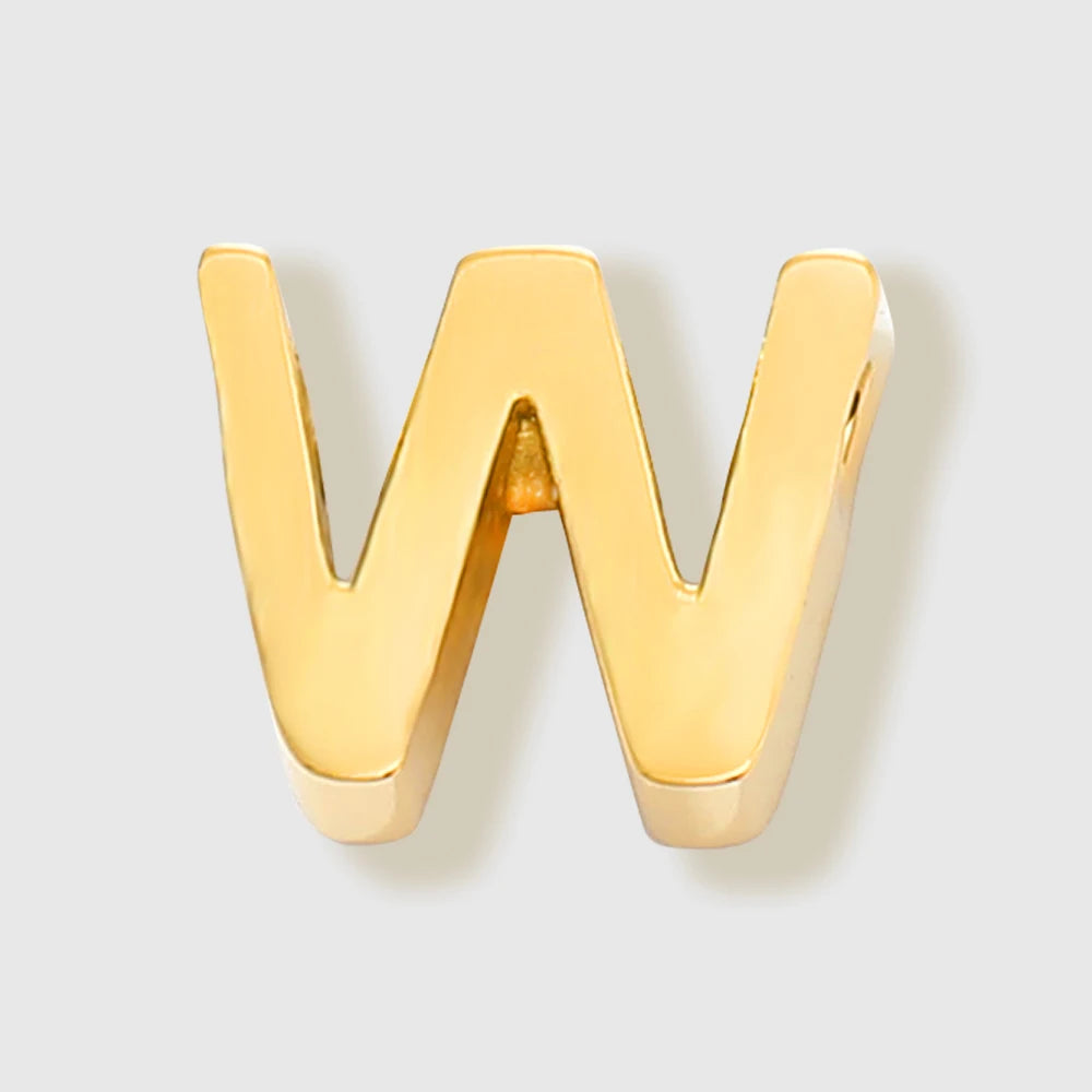 Tiny Heart Dainty Initial Charm Gold Color Silver Color Letter Name Pendant For Women Wholesale Alphabet A-Z Jewelry Gift