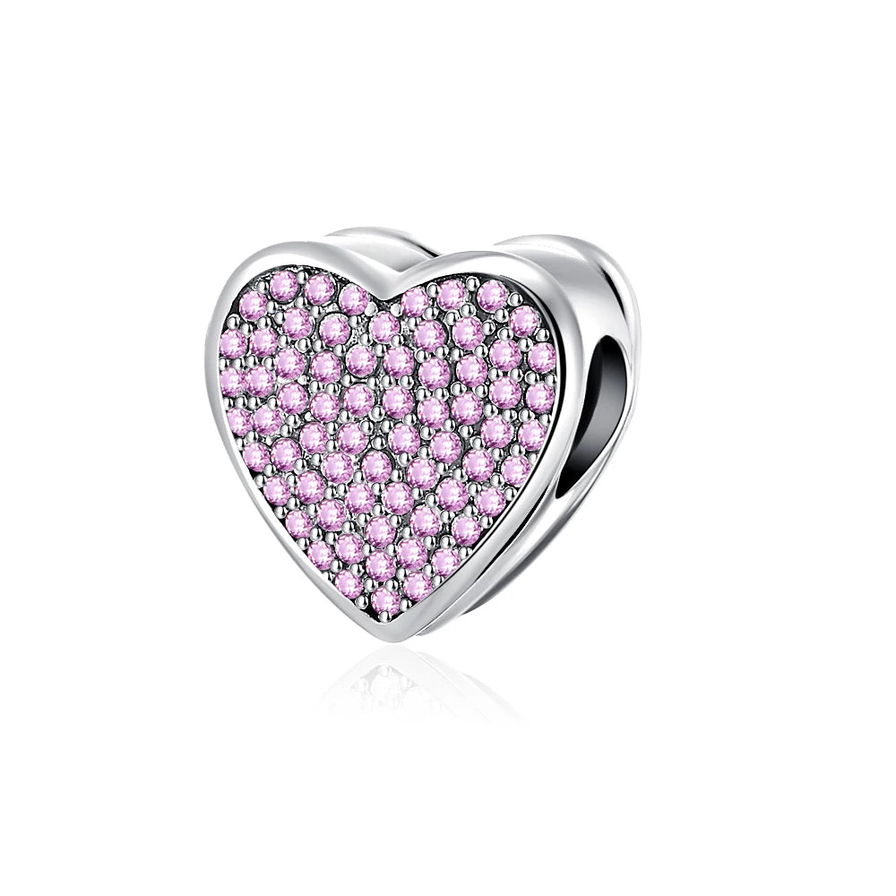 2026 Frühlings-Pink-Serie Ballon Schmetterling Blumen-Anhänger passend für S925 Europäische 925 Sterling Silber Armband Armreifen Halskette