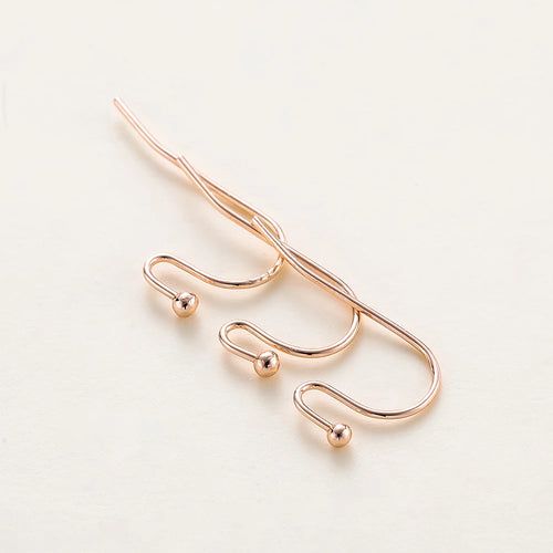 20 Stücke/Charge 6 Stile 14K 18K vergoldete Ohrringdrähte mit Ohrhaken Ohrringverschluss Zubehör für die DIY Schmuckherstellung