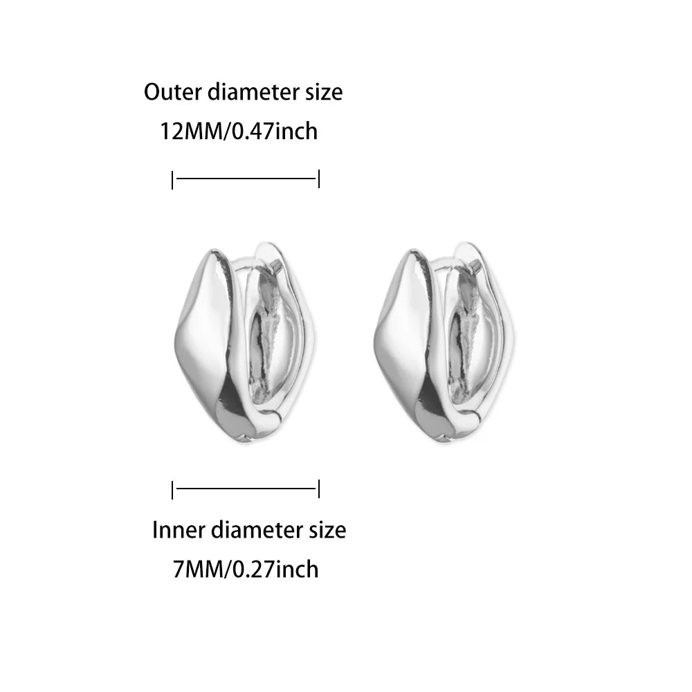 Pendientes de gancho geométricos para mujer, de acero inoxidable, color dorado, con diseño de medusa, pendientes colgantes de moda 2025, joyería de boda con perforación