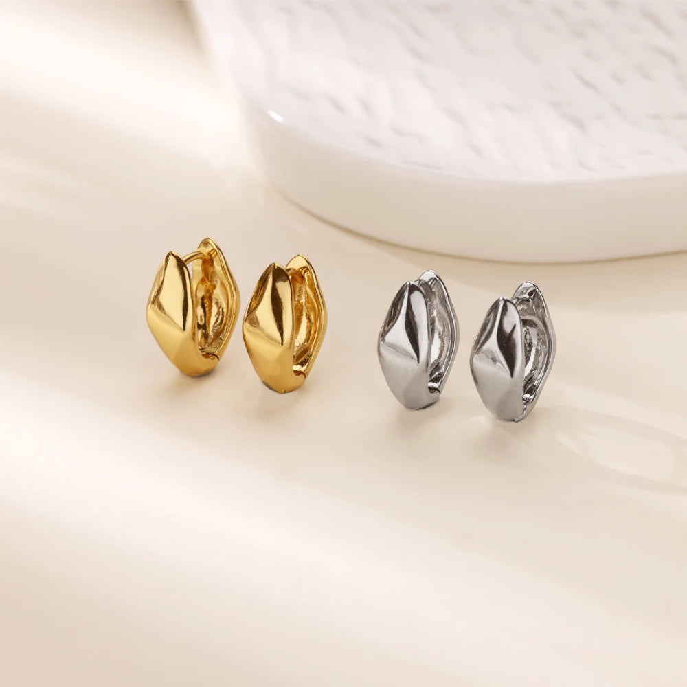 Geometric Hook Earrings For Women Stainless Steel Gold Color Jellyfish Dangle Drop Earrings 2025 Trend Piercing Wedding Jewelry