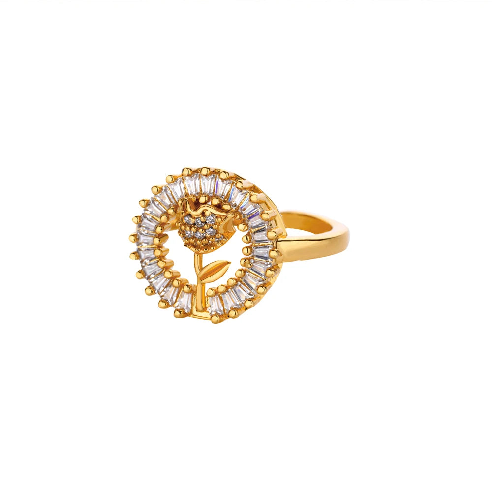 Niedliche Katzenpfoten-Offene Ringe Für Frauen Edelstahl Goldfarbe Temperament Tierfingerring 2025 Neue Mode Paarschmuck