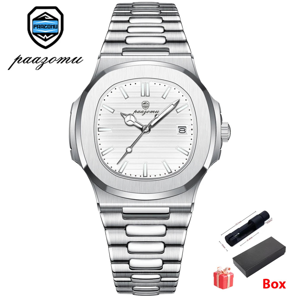 2026 Nuevo reloj de cuarzo para hombre, resistente al agua, reloj de negocios masculino, relojes de hombre de marca de lujo, reloj de hombre, cronógrafo, reloj hombre