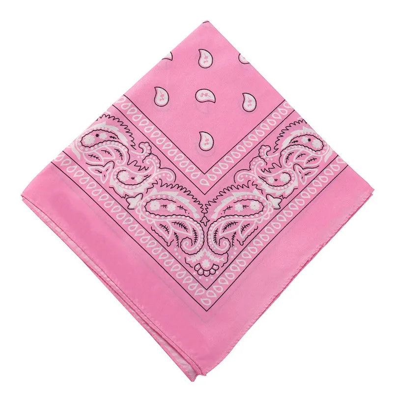 Pañuelo Bandana Hip Hop para Mujeres, Niñas, Niños, Punk, Cuadrado, Diadema, Accesorios para el Pelo, Moda Bohemia 2024