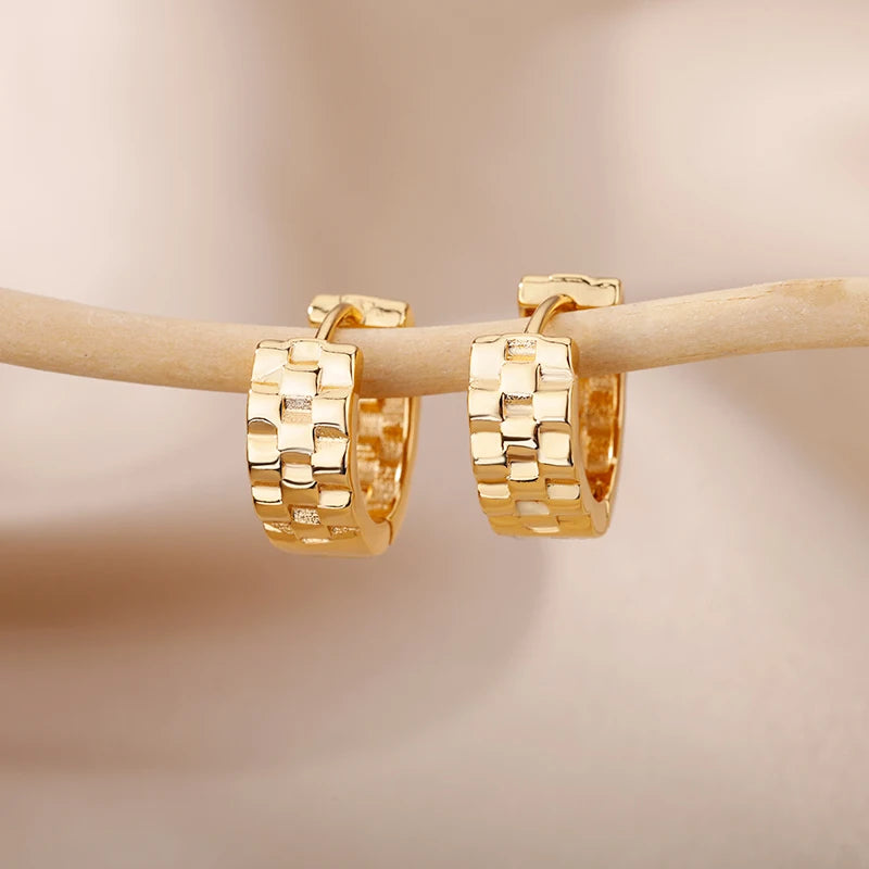 Trendy C-förmige Ohrringe für Damen, Edelstahl, geometrische Ohrstecker, 2024, neue Mode, Party-Schmuckzubehör
