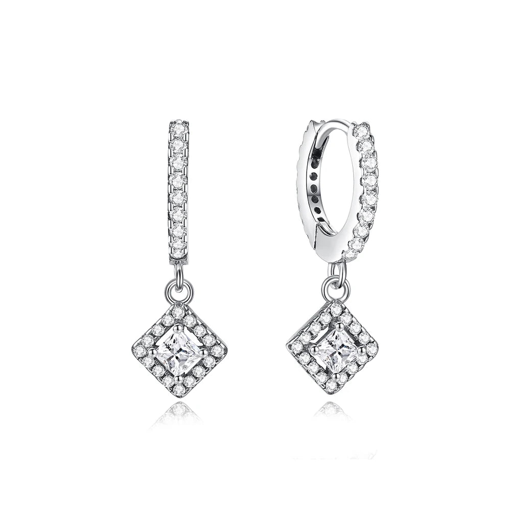 Original 925 Sterling Silver Earrings 2026 Stud Hoop Crystal Earings For Women Rose Gold Crown Heart Infinity Bee Earing Jewelry