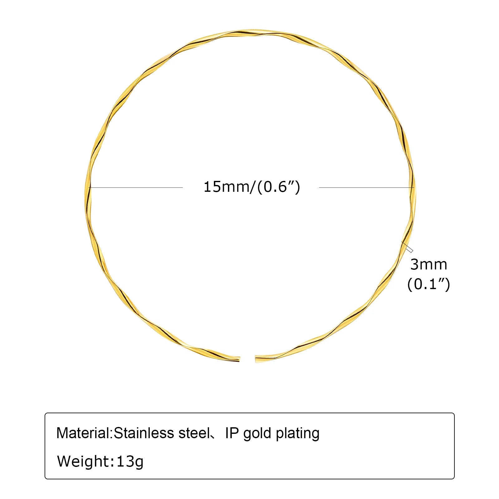 Choker Neck Cuff for Women, Open Collar Choker Torques Necklace Adjustable ,Simple Stainless Steel Jewelry