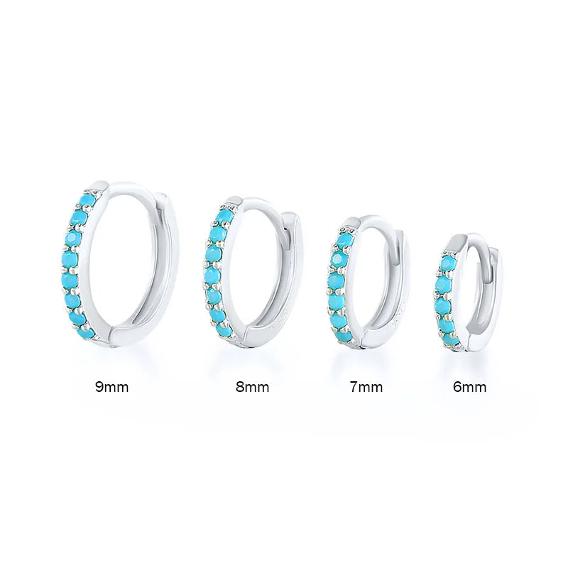 2 Stück Edelstahl Minimal Kristall Zirkonia Creolen Gold Silber Farbe Kleine Huggie Knorpel Ohrring Piercing Schmuck