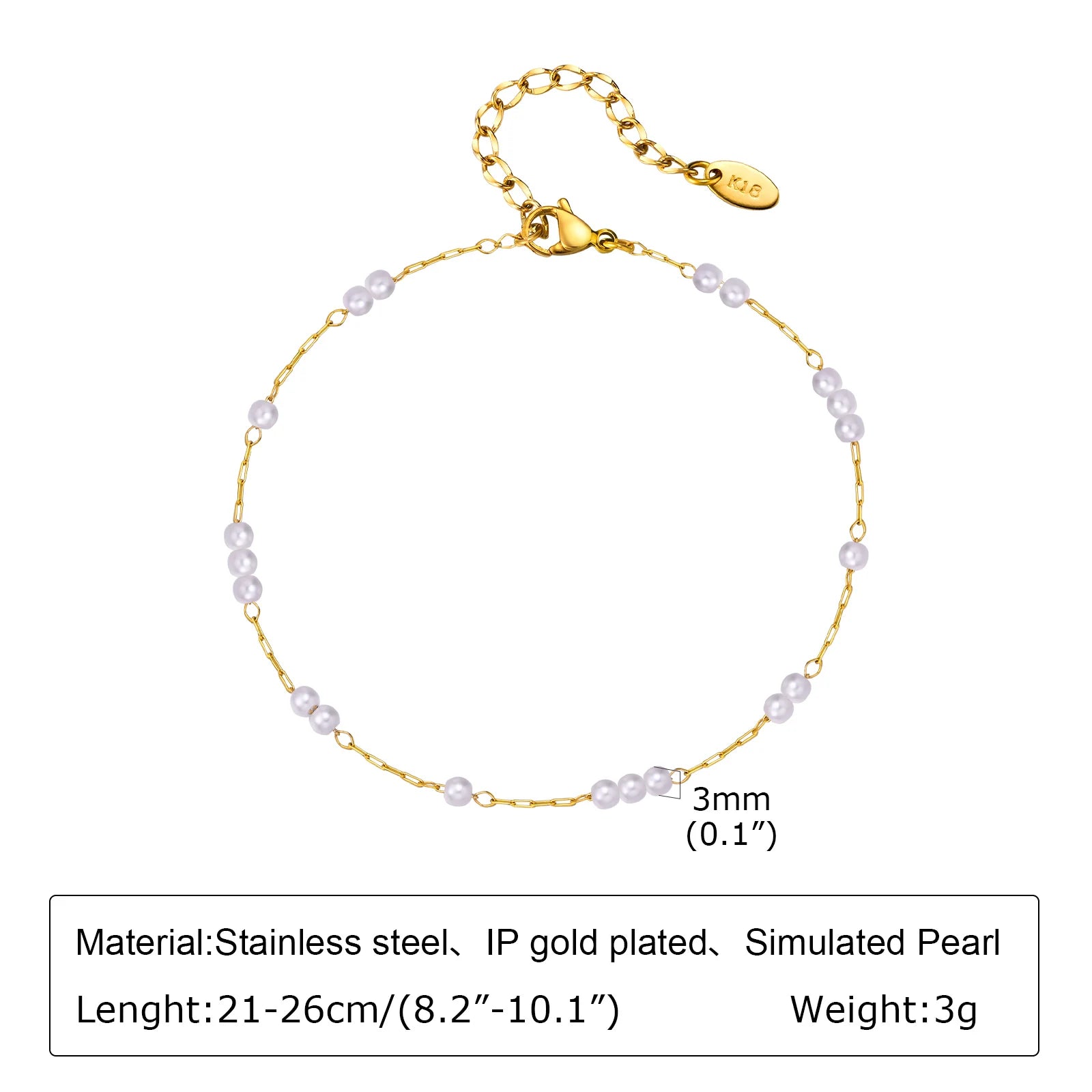 Edelstahl Glücksbringer Böses Auge Fußkettchen Armband für Frauen, blaues Auge Perlenkette Fußkettchen Sommer Strand Glücksbringer Amulett Geschenk