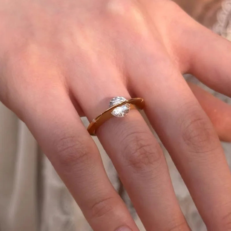 Anillo de Plata de Ley 925 con Planeta Personalizado y Circonita Avanzada para Mujer Boda Fiesta Uso Diario Joyería de Alta Calidad Regalo