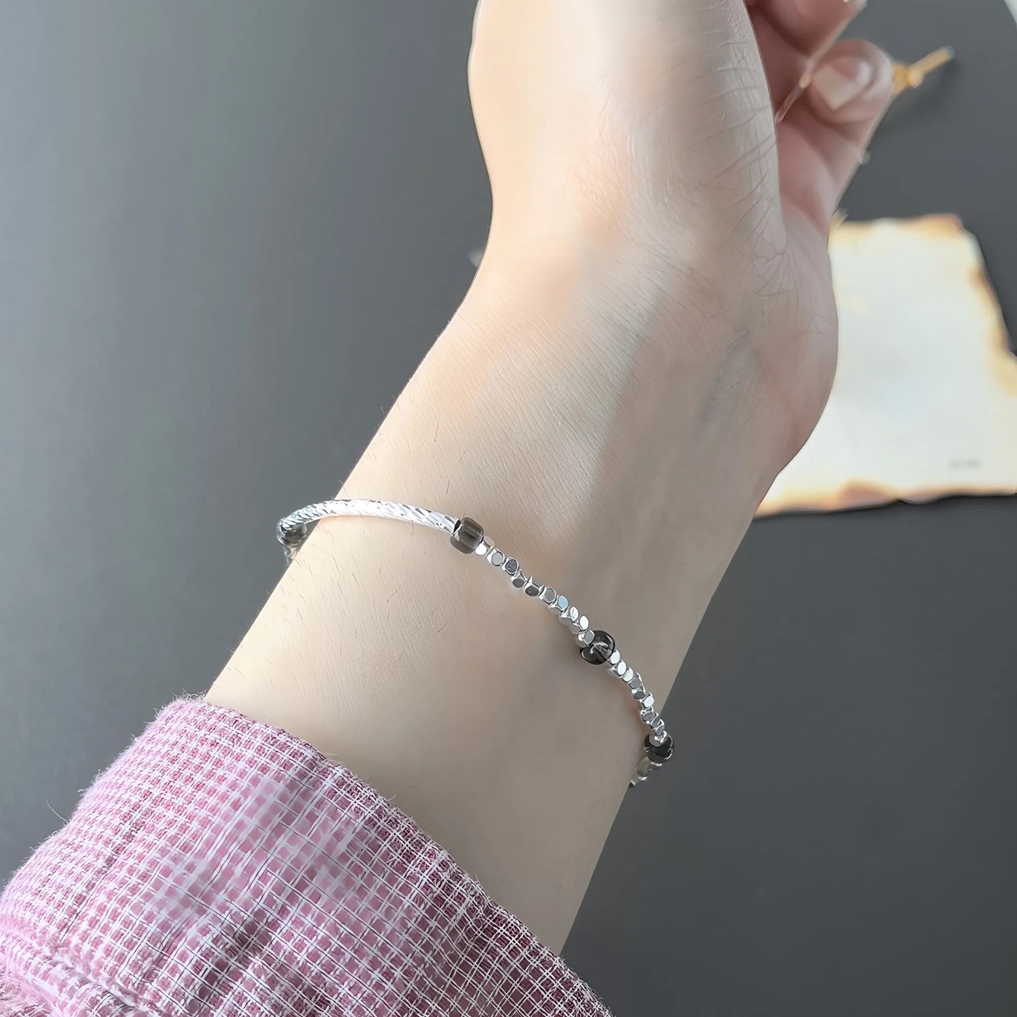 925er Sterlingsilber Sternperlen Armband für Frauen Fragmentiertes Silber Süß Romantisch Vielseitig Trend Schmuck Geschenke Dropshipping