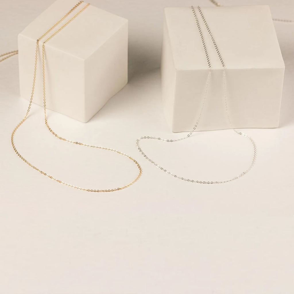 Dainty DIY O Chain Necklace Stainless Steel Versatile Minimalist Jewelry for Women Perfect for Everyday & Mix & Match Styling