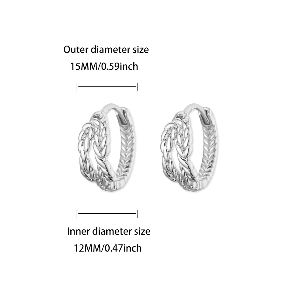 Pendientes de gancho geométricos para mujer, de acero inoxidable, color dorado, con diseño de medusa, pendientes colgantes de moda 2025, joyería de boda con perforación