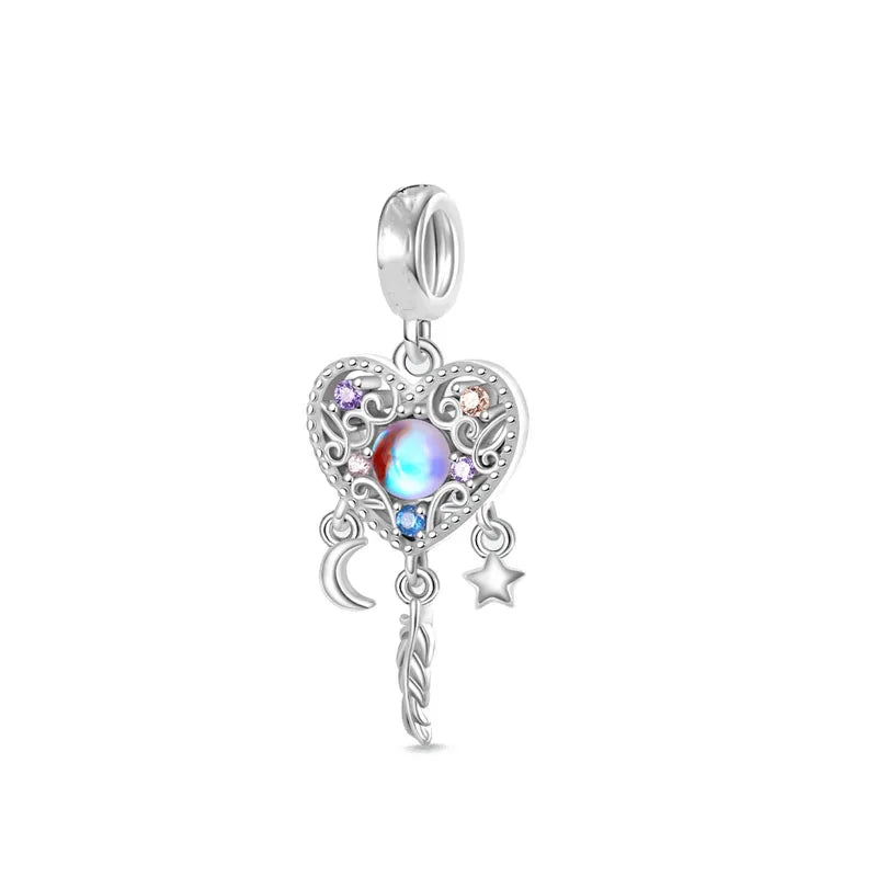 2026 925 Silber Blume, Schmetterling, Highland-Kuh, Motorrad-Anhänger passend für europäisches Original-Armband DIY Schmuck Exquisiter Schmuck