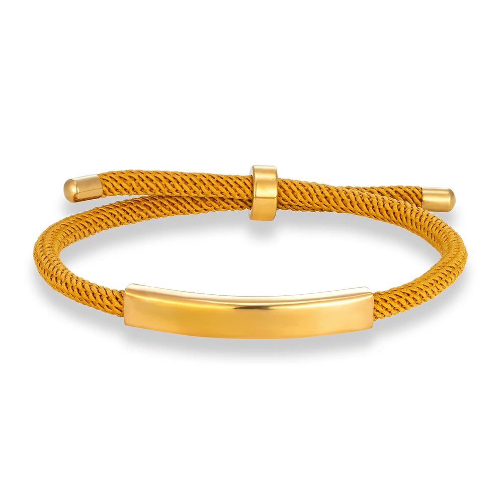 MKENDN Punk SOS Custom-Logo Name Text eingravieren Seilarmband individuell gestaltbare Edelstahlarmbänder für Damen Herren ID-Armband