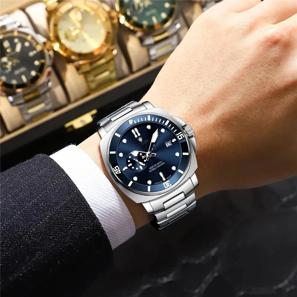 Nuevos Regalos Reloj Rojo Hombre Único Digital Pequeña Esfera Moda Relojes de Pulsera de Cuarzo Relojes Automáticos para Hombres Regalo Hombre 2026
