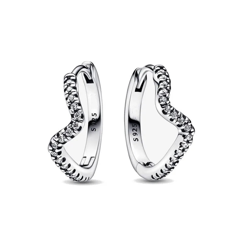 Weihnachtsgeschenk Bestseller 925er Silber blauer Stein Blumen Ohrstecker passend für Damen Festival Exquisiter Charm Schmuck Geschenke