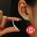 S925 plata empalme fila flash lindo, exquisito y elegante, usable para el Día de San Valentín, hipoalergénico