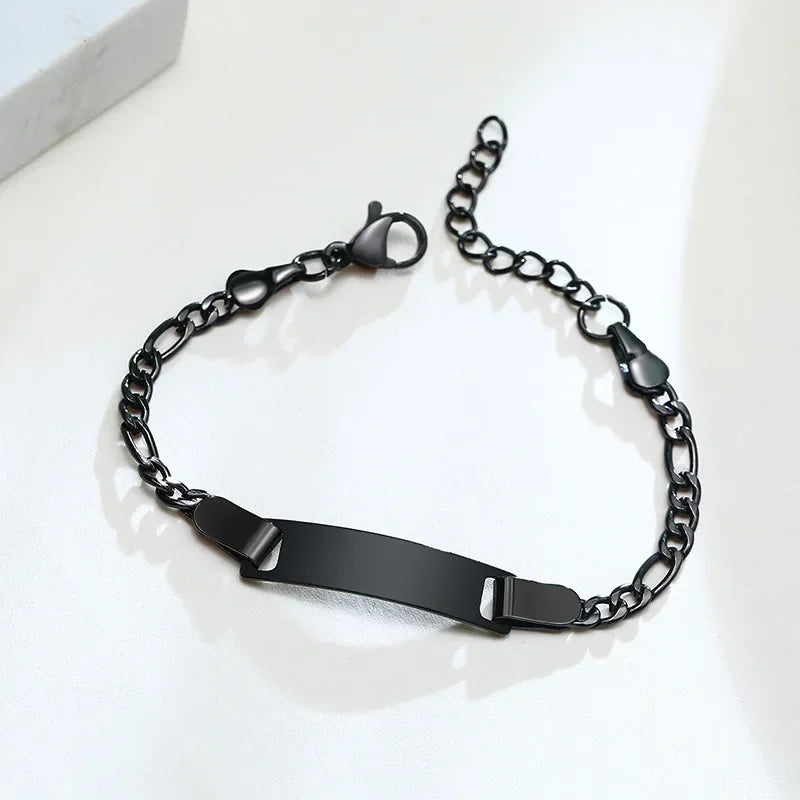 Personalisierte Baby-Namensarmbänder, antiallergisch, Edelstahl, Taufarmreif, Schmuck, individuelle Geschenke für Jungen und Mädchen, Familie, Liebe