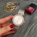 Luxus Strass-Uhr Top-Marke Damenuhren Mode Gold Damenuhren Edelstahl Damenuhr Uhr Geschenke für Frauen