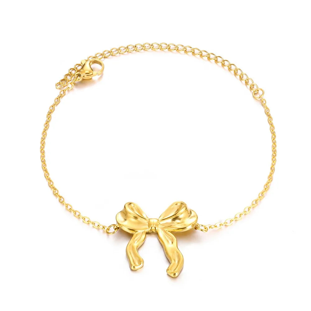 Edelstahl Perlen Runde Schlangenkette Armbänder Für Frauen Gold Farbe Geometrisches Armband Luxus Hochzeit Party Schmuck Geschenk
