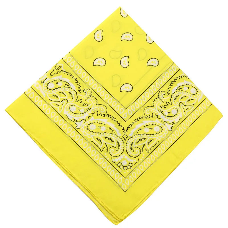 Pañuelo Bandana Hip Hop para Mujeres, Niñas, Niños, Punk, Cuadrado, Diadema, Accesorios para el Pelo, Moda Bohemia 2024