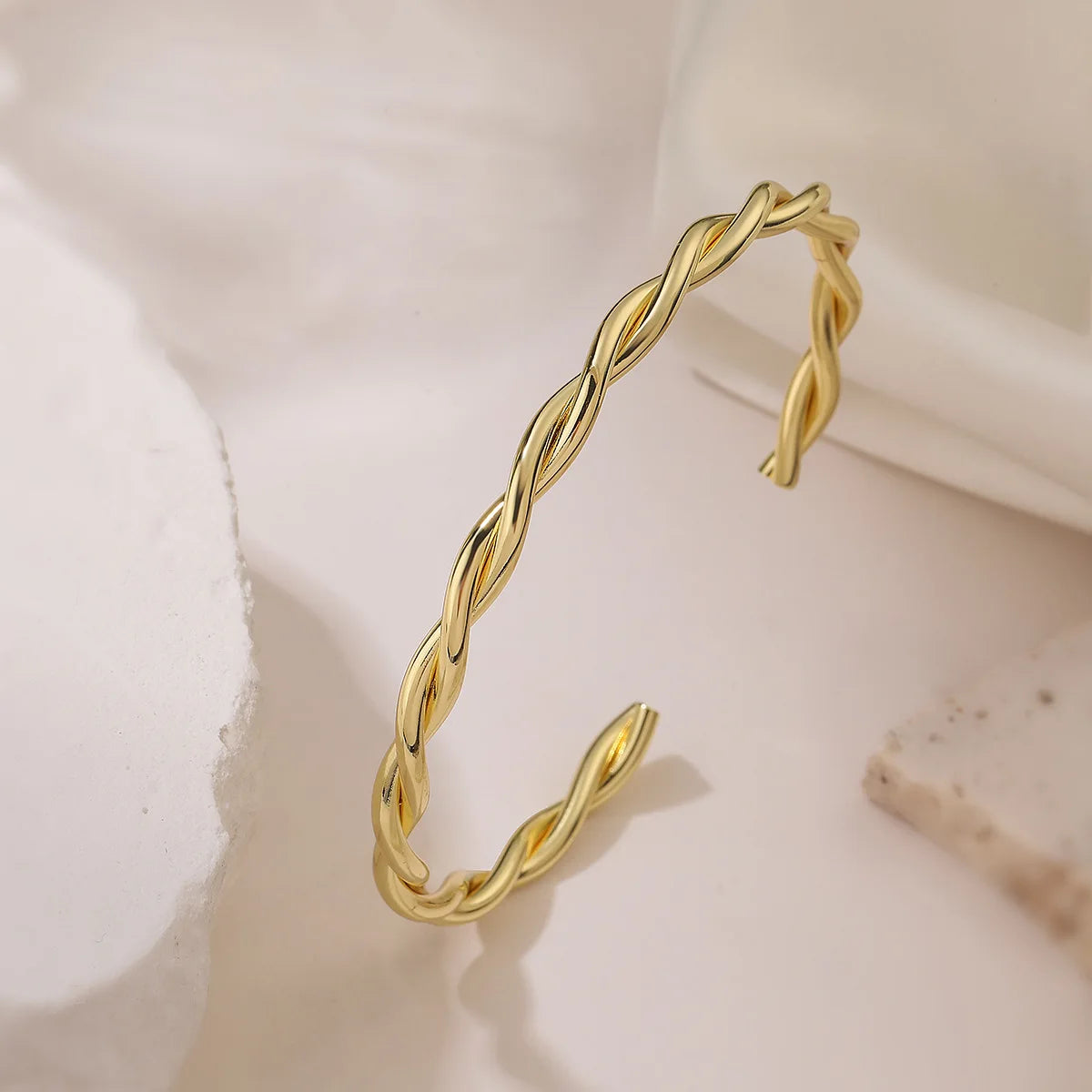 NEWBUY Heißer Verkauf Hochwertige Gold/Silber Farbe Herz Armreifen für Frauen Edelstahl Party Schmuck