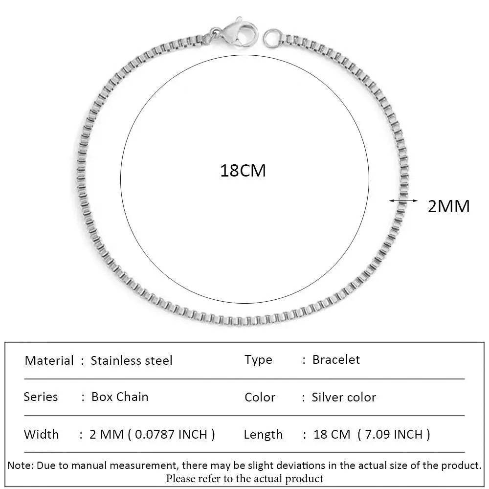 SUNIBI Klassische Schlangenkettenarmbänder für Damen, Trendige Mode, Edelstahl-Kubakettenarmband, Trendige Damengeschenke, Schmuck