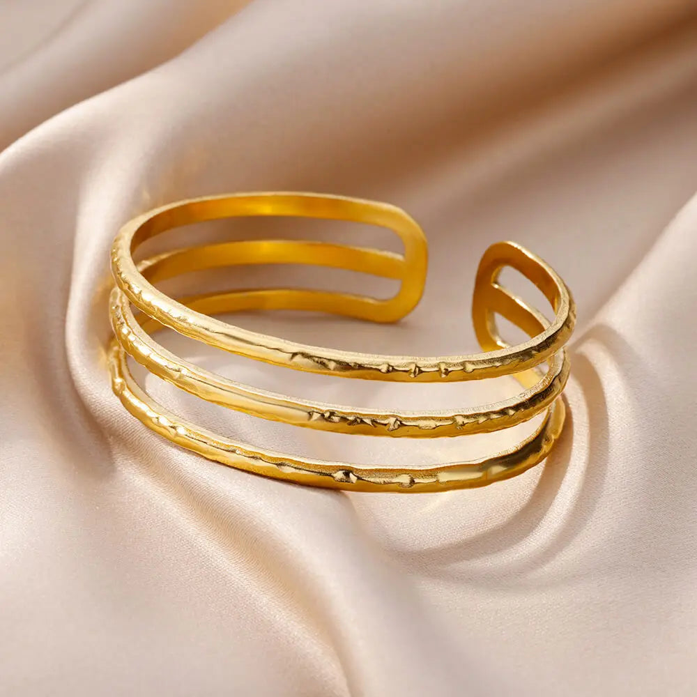 Jesus Armreifen Armband für Frauen Edelstahl Gold Farbe Luxus Armbänder Neuer Trend Hochzeit Schmuck pulseras mujer bijoux