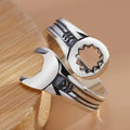 Mode 925 Sterlingsilber Schraubenschlüssel Verstellbare Ringe für Damen Herren Luxus Schmuck Accessoires Großhandel Schmuck Frauen