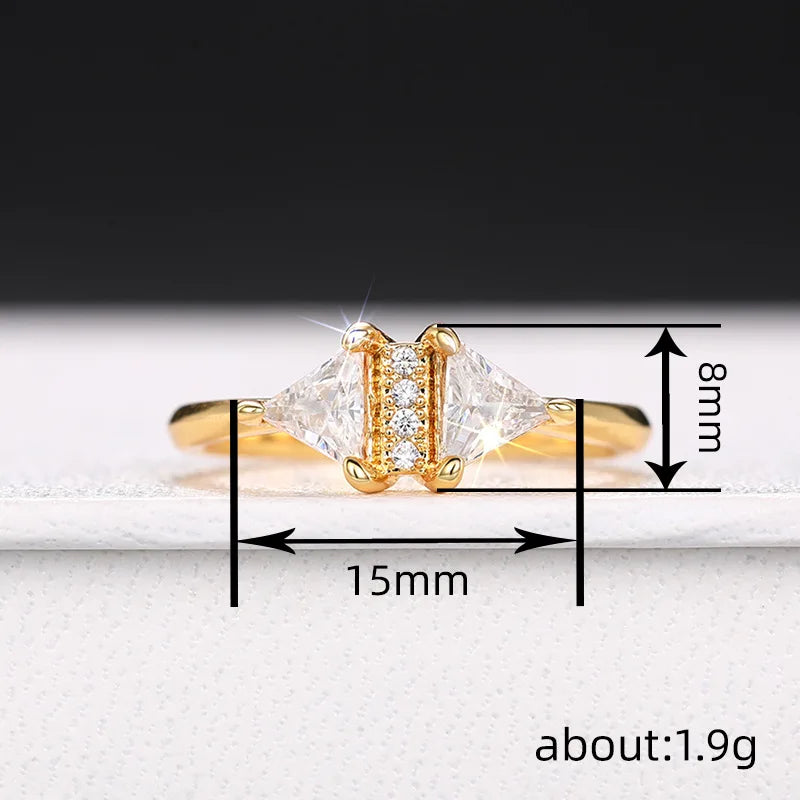 925 Sterling Silber Eternity Prinzessin Quadrat Zirkonia Kristall Ringe Damen Hochzeit Verlobung Luxus Klassisch Damen Schmuck